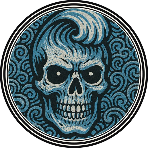POG #401, Concrete Wave, a Matte pog from the Skate series