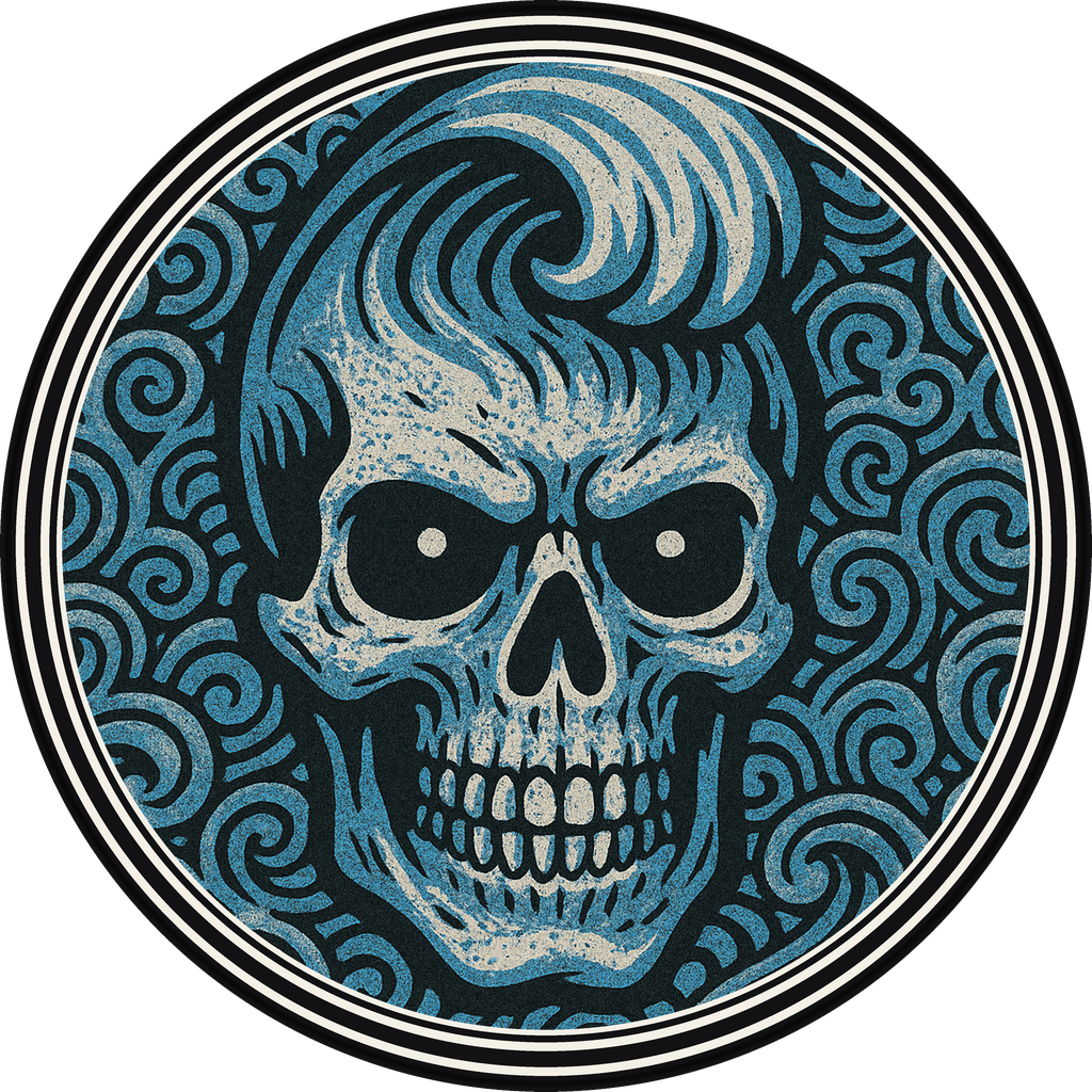 POG #401, Concrete Wave, a Matte pog from the Skate series