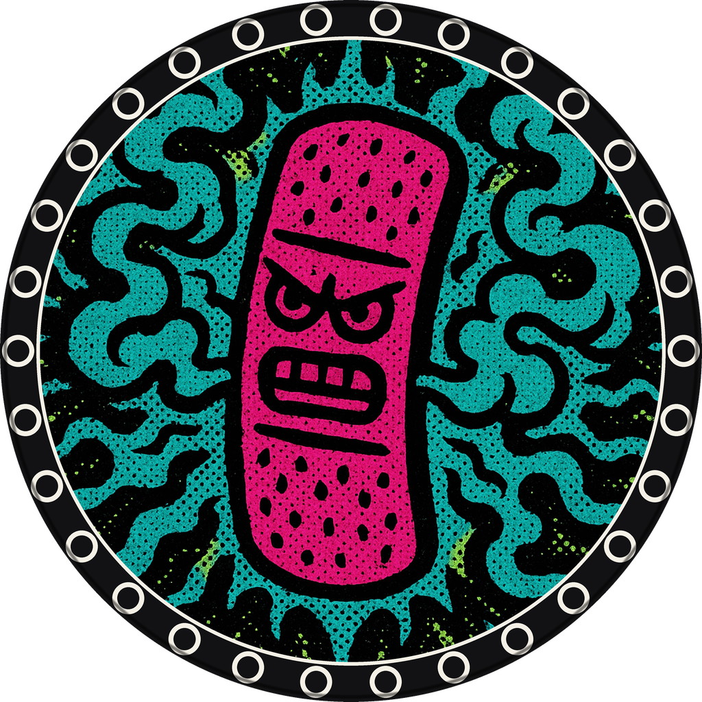 POG #403, Bail Bandage, a Matte pog from the Skate series