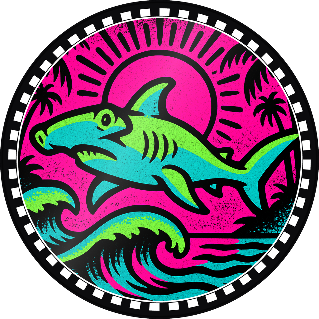 POG #407, Hammerhead Horn, a Gloss pog from the Surf series