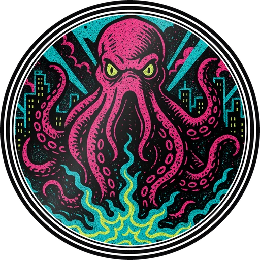 POG #411, Storm Kraken, a Gloss pog from the Kaiju series
