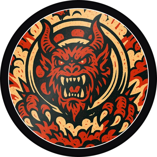 POG #42, Bearing Beast, a Gloss pog from the Skate series