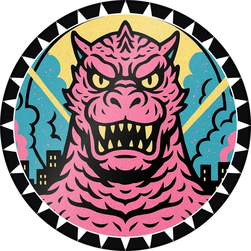 POG #433, Fang Reactor, a Gloss pog from the Kaiju series