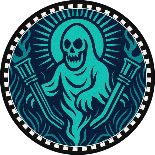 POG #444, Gasoline Ghost, a Matte pog from the Speed series