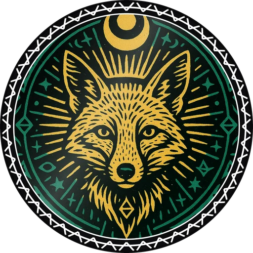 POG #46, Astral Fox, a Gloss pog from the Mystic series
