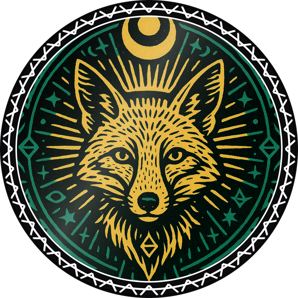 POG #46, Astral Fox, a Gloss pog from the Mystic series