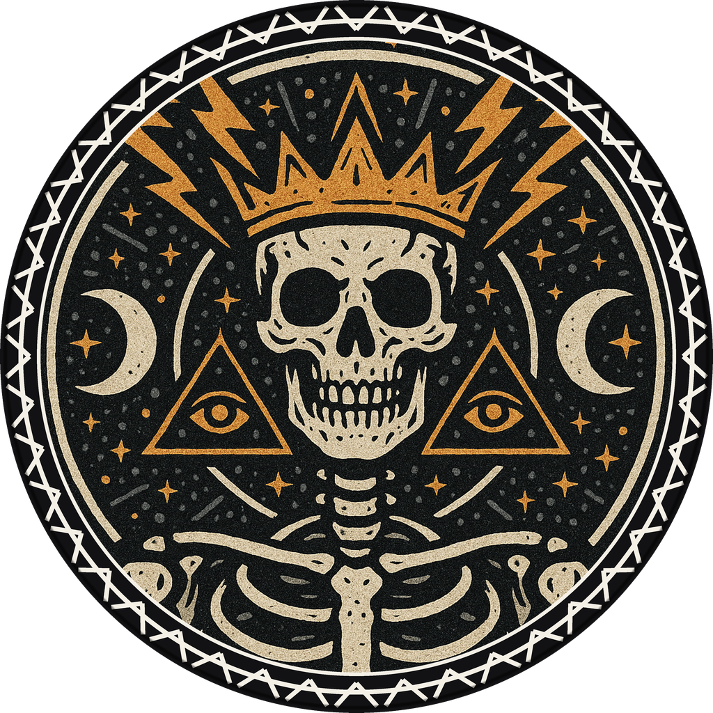 POG #463, Bone Oracle, a Matte pog from the Mystic series