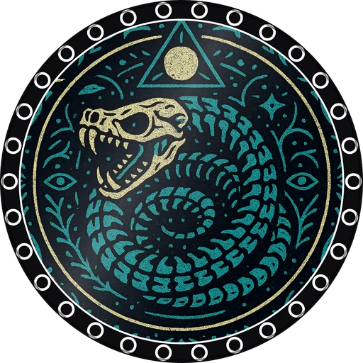 POG #466, Bone Oracle, a Gloss pog from the Mystic series