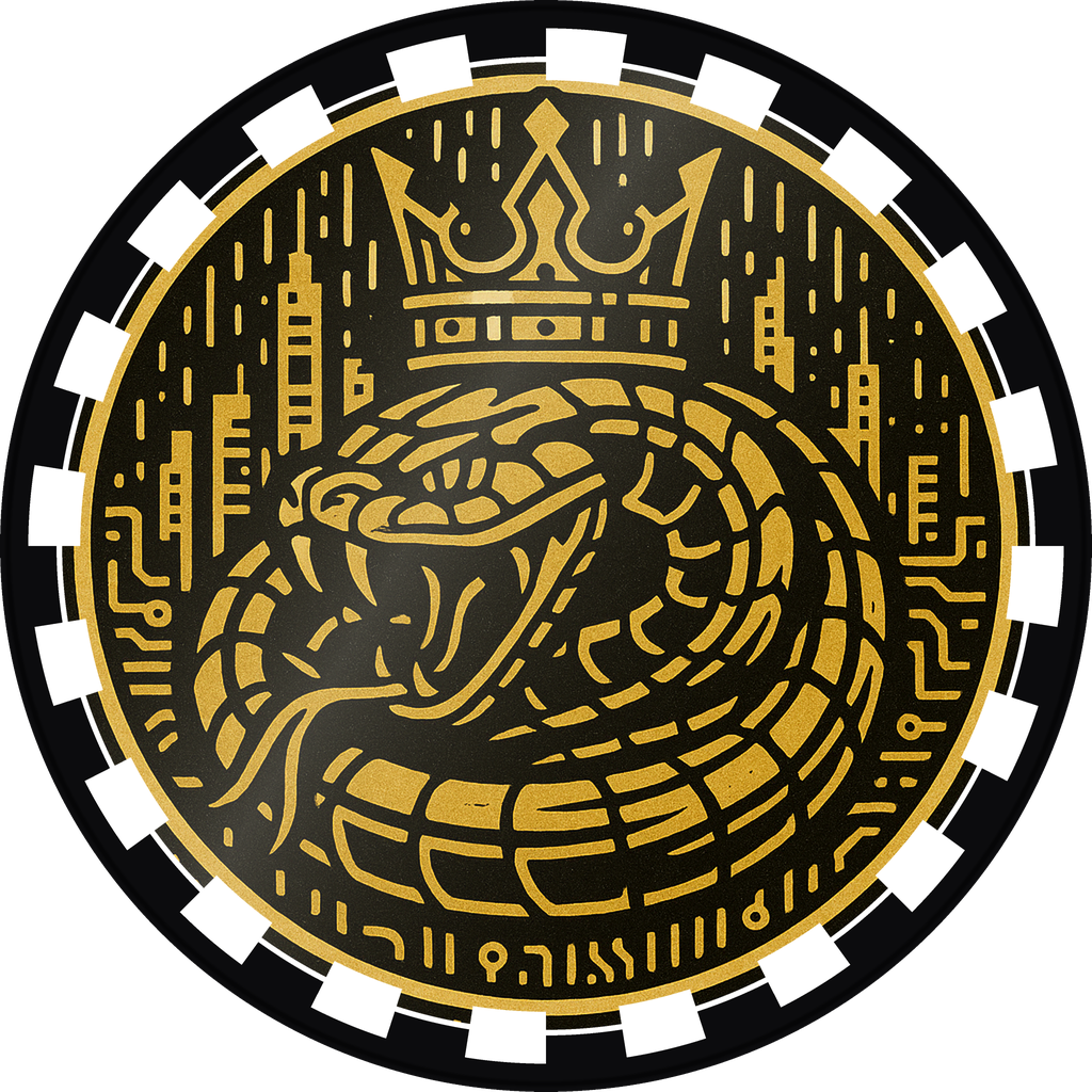 POG #484, Encrypted Crown, a Gloss pog from the Cyber series
