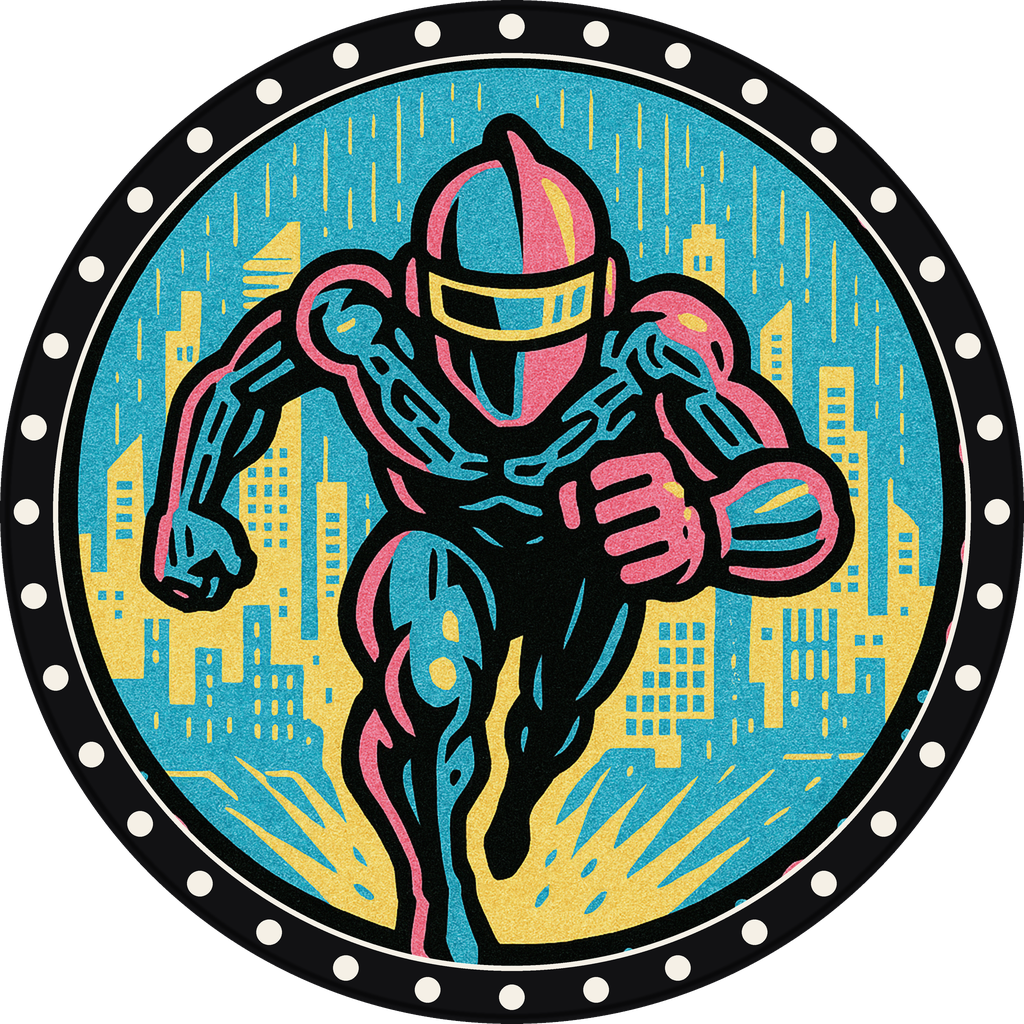 POG #510, Grid Runner, a Matte pog from the Cyber series