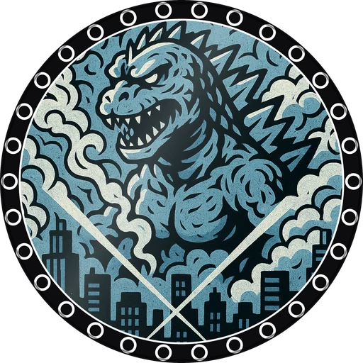 POG #512, Harbor Horror, a Gloss pog from the Kaiju series