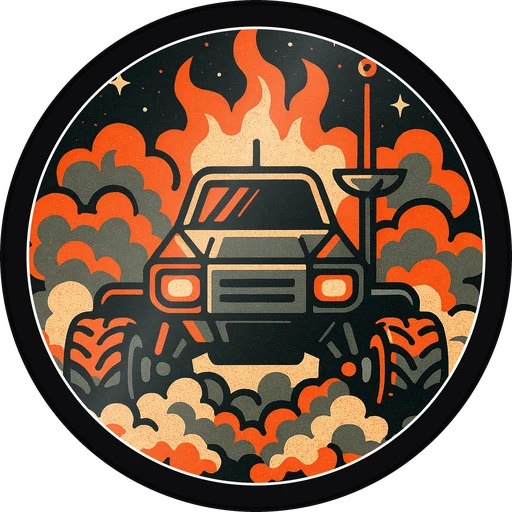 POG #515, Moon Buggy, a Gloss pog from the Cosmic series