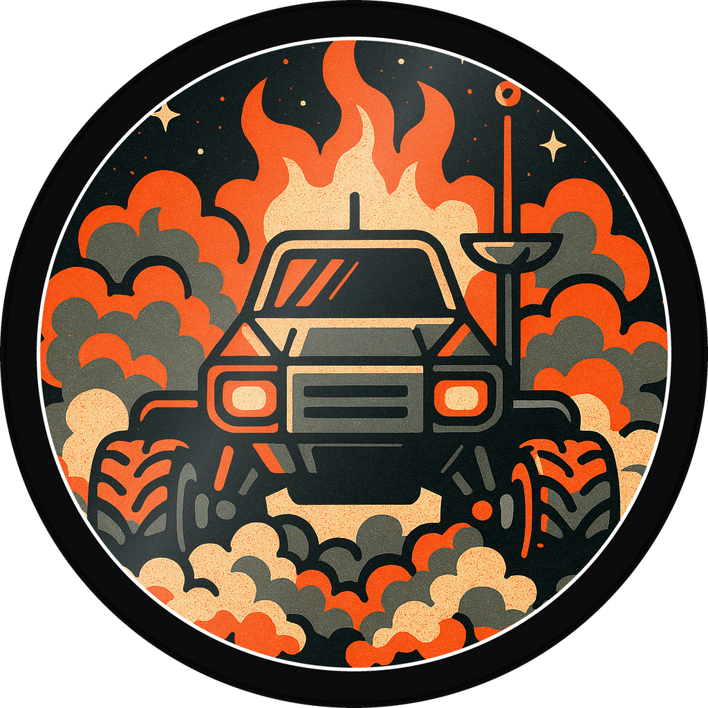 POG #515, Moon Buggy, a Gloss pog from the Cosmic series