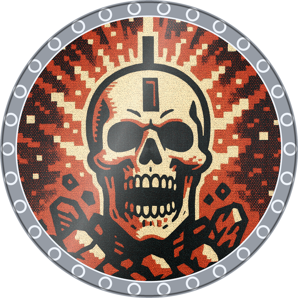 POG #520, Coin Slot Skull, a Foil pog from the Arcade series