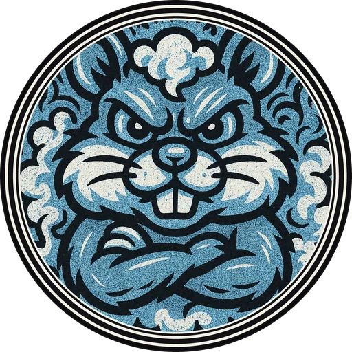 POG #526, Hyper Hamster, a Matte pog from the Critter series