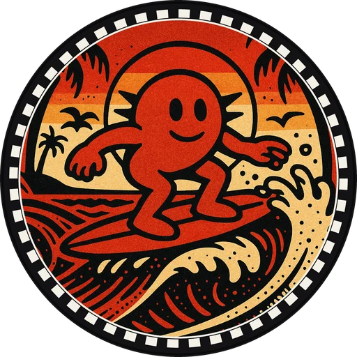 POG #532, Salt Spray Sun, a Matte pog from the Surf series