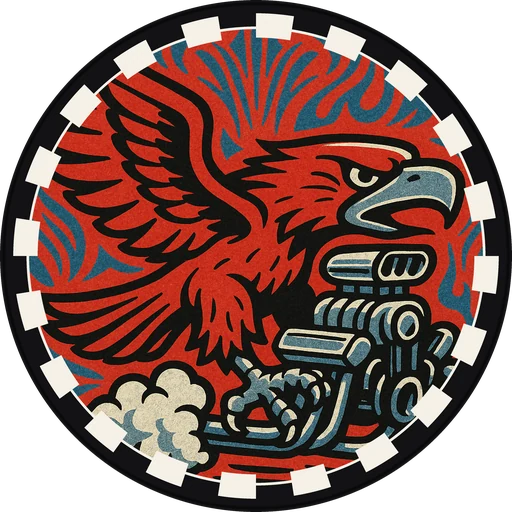 POG #533, Hood Scoop Hawk, a Matte pog from the Speed series
