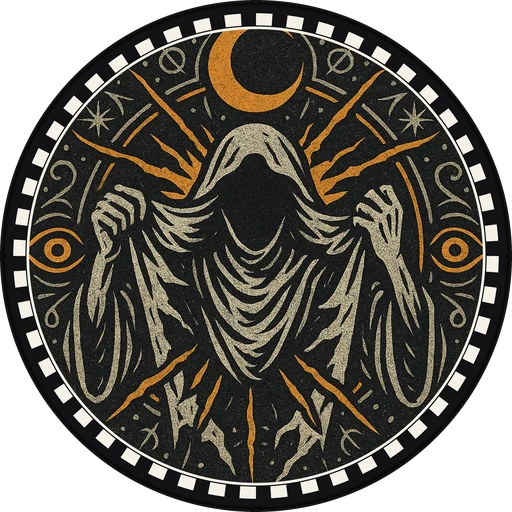 POG #54, Veil Walker, a Matte pog from the Mystic series