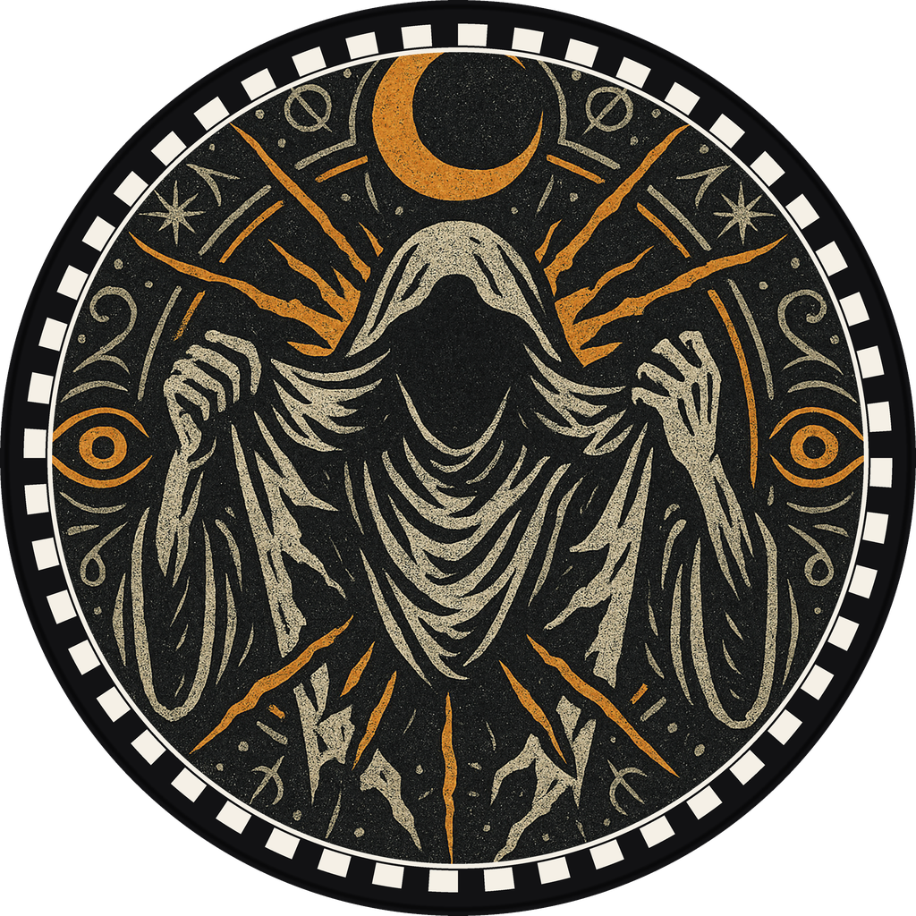 POG #54, Veil Walker, a Matte pog from the Mystic series