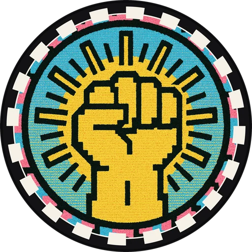 POG #549, Combo Fist, a Matte pog from the Arcade series