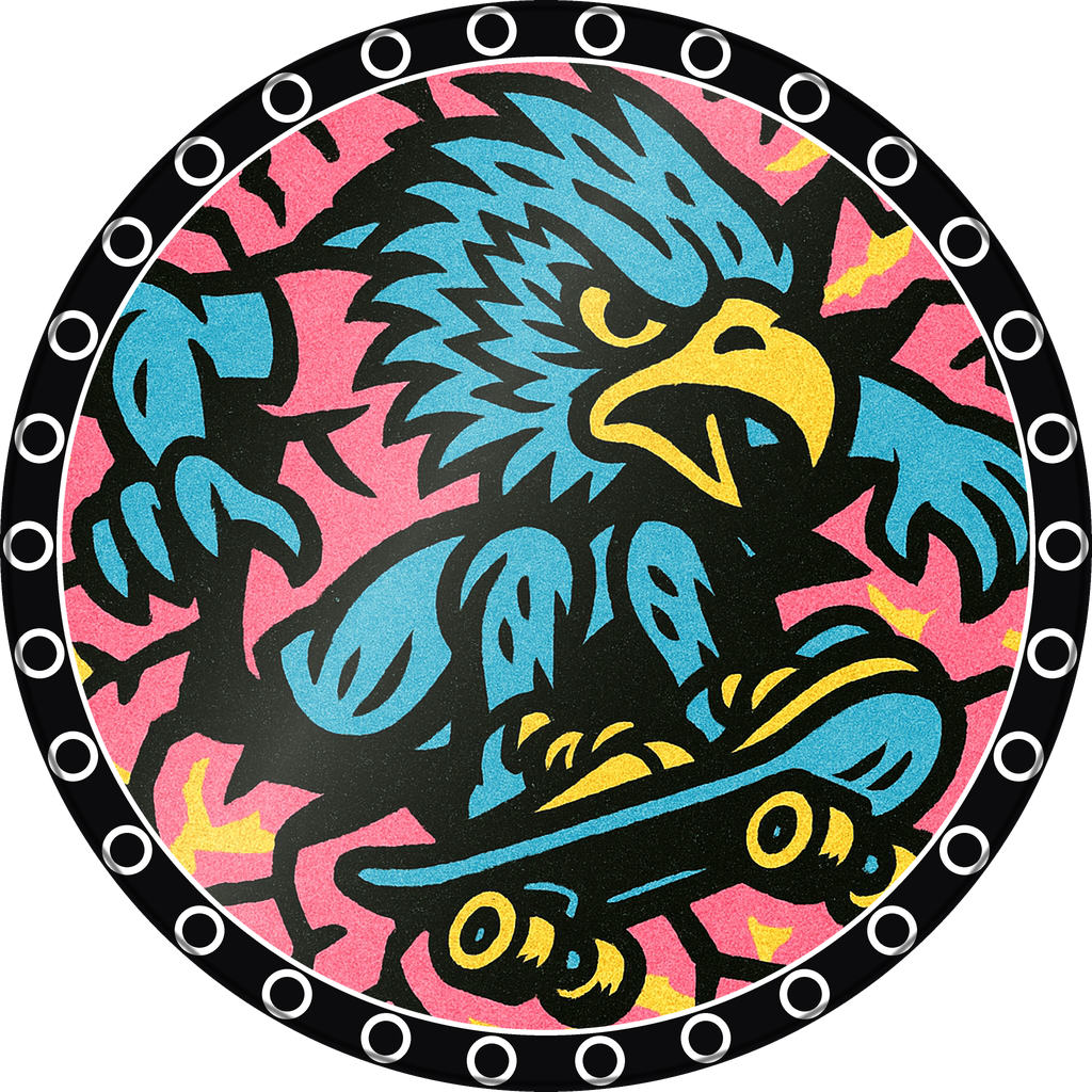 POG #563, Half Pipe Hawk, a Gloss pog from the Skate series