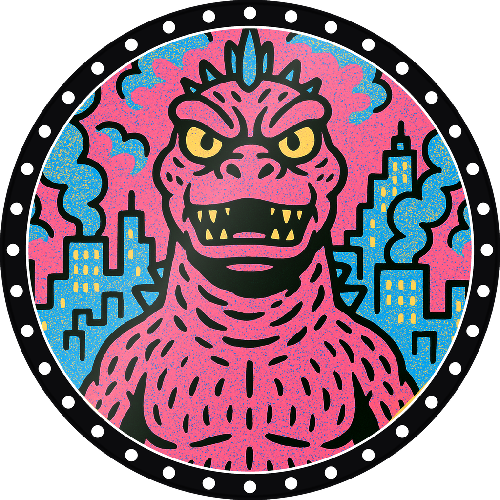 POG #564, Citystomper, a Gloss pog from the Kaiju series