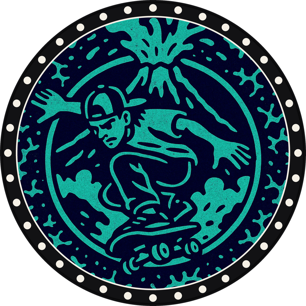 POG #574, Nose Slide Nomad, a Matte pog from the Skate series