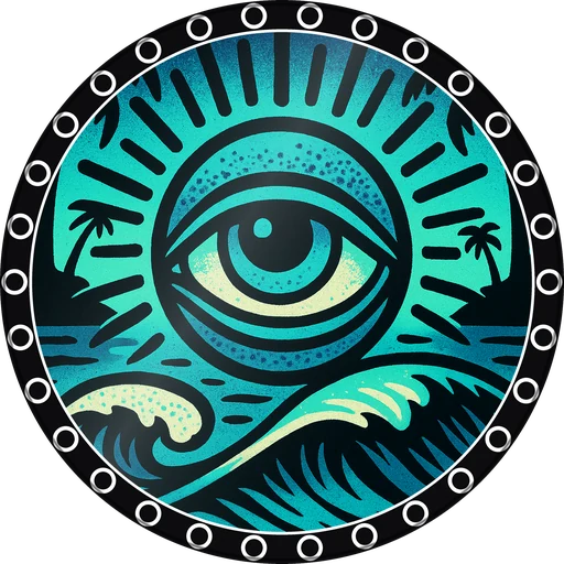POG #580, Sea Glass Eye, a Gloss pog from the Surf series