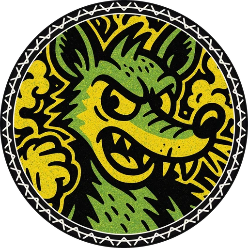 POG #586, Attitude Possum, a Matte pog from the Critter series