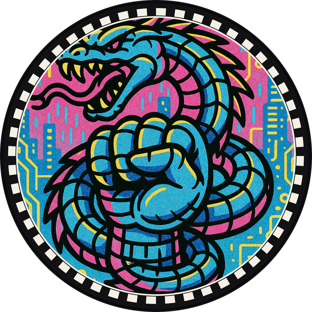 POG #591, Firewall Fist, a Matte pog from the Cyber series