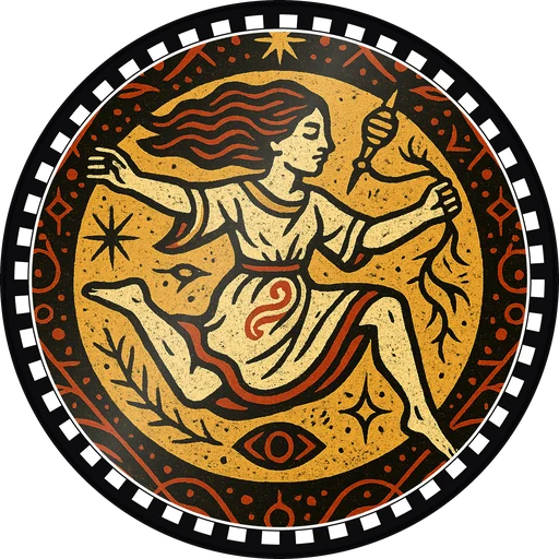 POG #611, Fate Spindle, a Gloss pog from the Mystic series