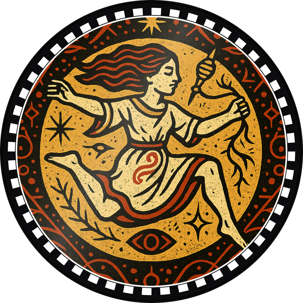 POG #611, Fate Spindle, a Gloss pog from the Mystic series