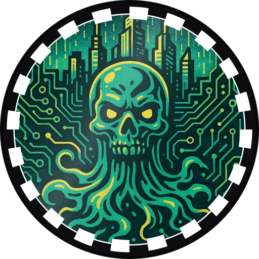 POG #623, Ghost Protocol, a Gloss pog from the Cyber series