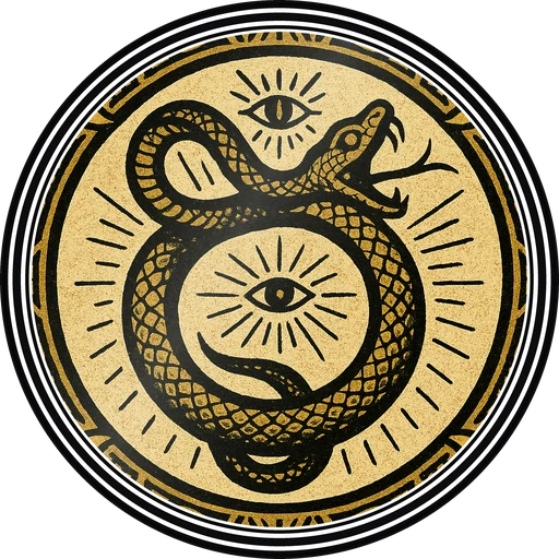 POG #644, Serpent Circle, a Gloss pog from the Mystic series