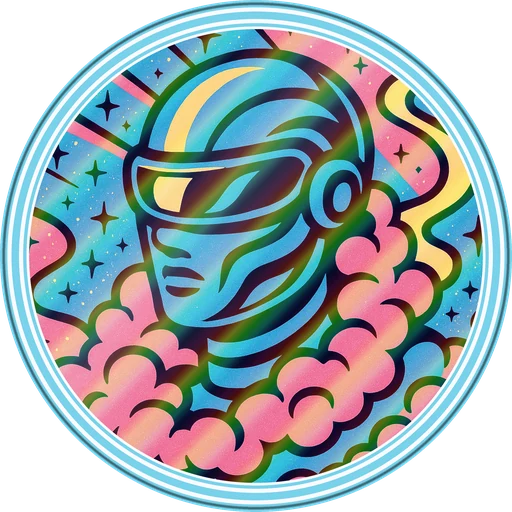 POG #660, Nebula Wave, a Holographic pog from the Cosmic series