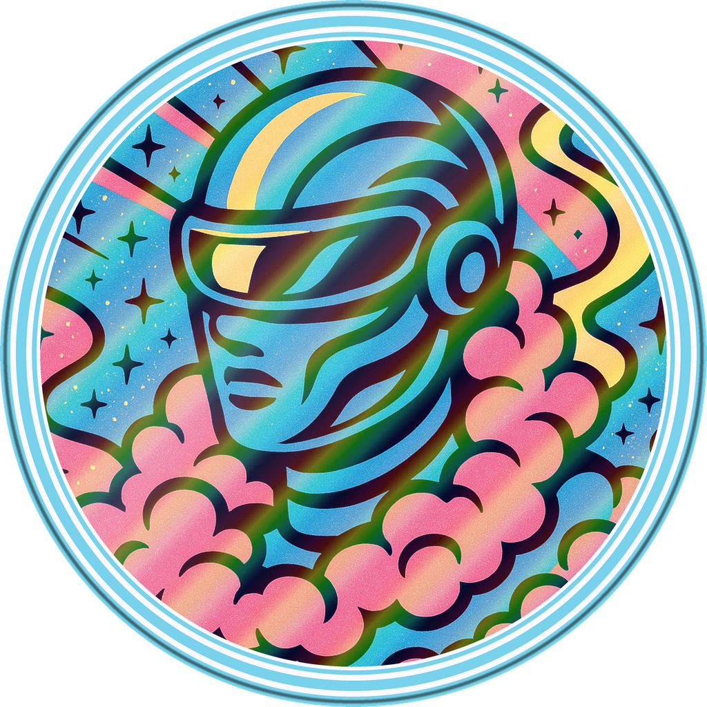 POG #660, Nebula Wave, a Holographic pog from the Cosmic series