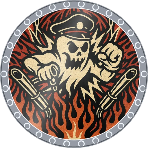 POG #669, Gasoline Ghost, a Foil pog from the Speed series