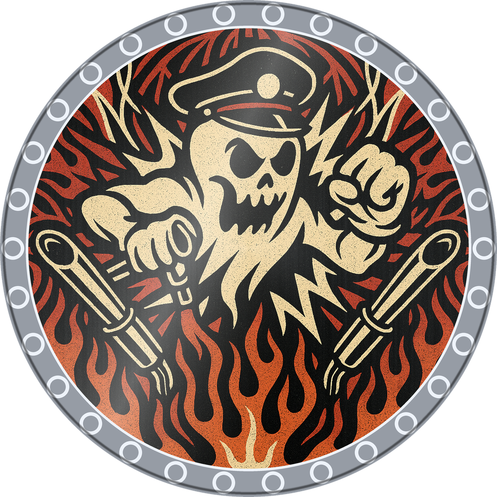 POG #669, Gasoline Ghost, a Foil pog from the Speed series