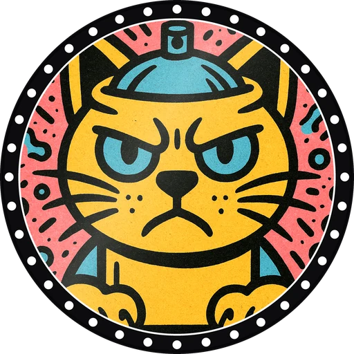 POG #679, Spray Can Cat, a Gloss pog from the Skate series