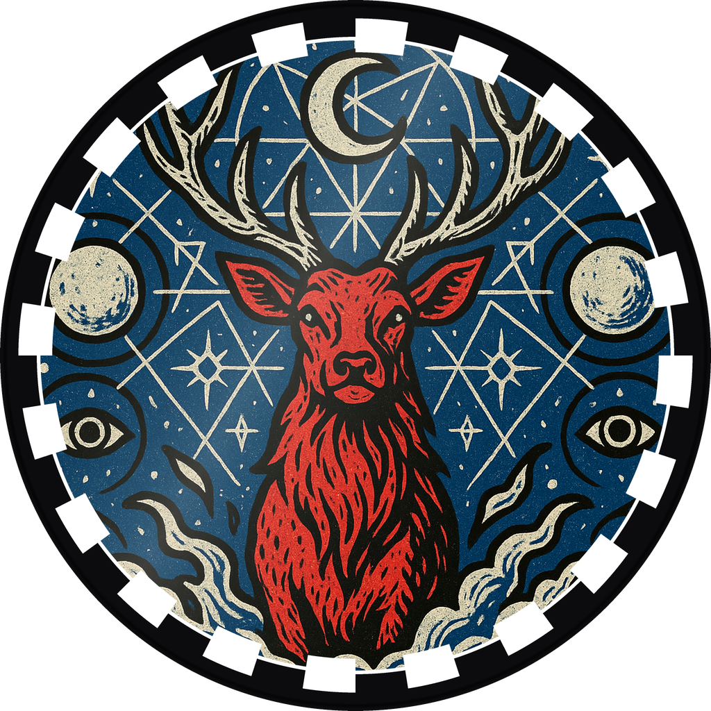 POG #682, Star Chart Stag, a Gloss pog from the Mystic series