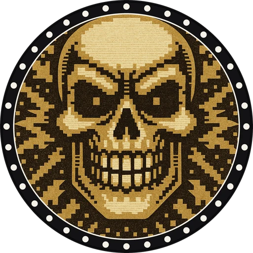 POG #698, Game Over Grin, a Matte pog from the Arcade series