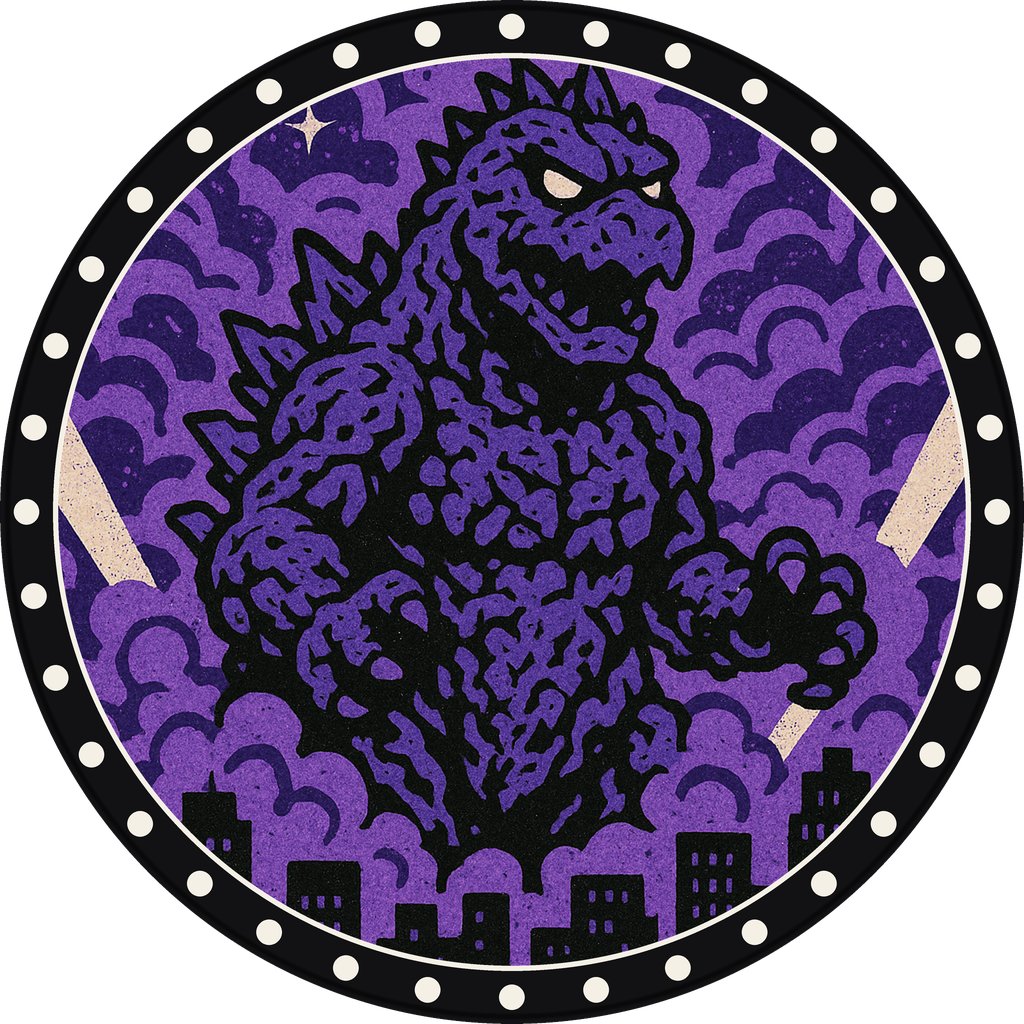 POG #705, Rubble Titan, a Matte pog from the Kaiju series