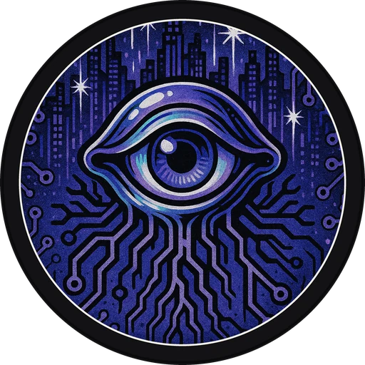 POG #715, Root Access Eye, a Matte pog from the Cyber series