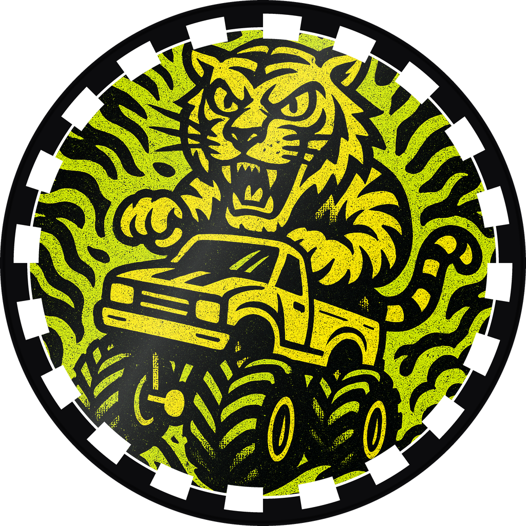 POG #723, Truck Tiger, a Gloss pog from the Skate series