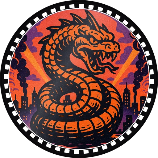 POG #727, Harbor Horror, a Gloss pog from the Kaiju series