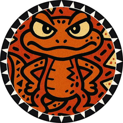 POG #73, Nacho Newt, a Matte pog from the Critter series