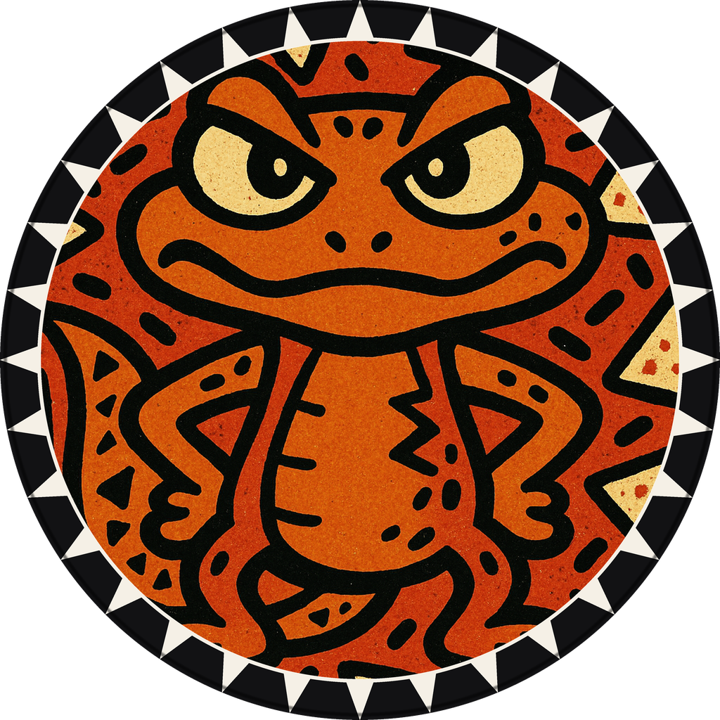 POG #73, Nacho Newt, a Matte pog from the Critter series