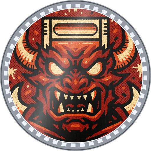 POG #733, Cartridge Beast, a Foil pog from the Arcade series