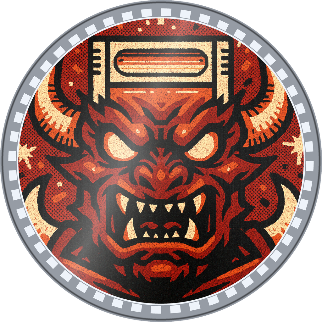 POG #733, Cartridge Beast, a Foil pog from the Arcade series
