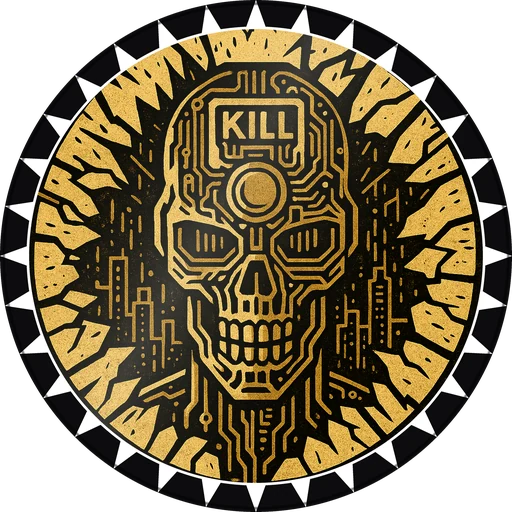 POG #748, Kill Switch, a Gloss pog from the Cyber series